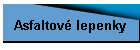 Asfaltov lepenky